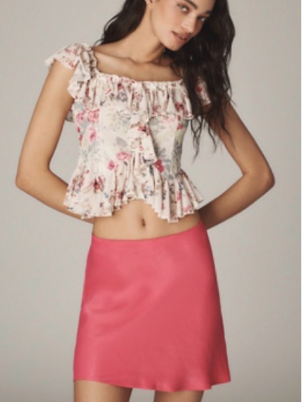 Tilda Mini Slip Skirt